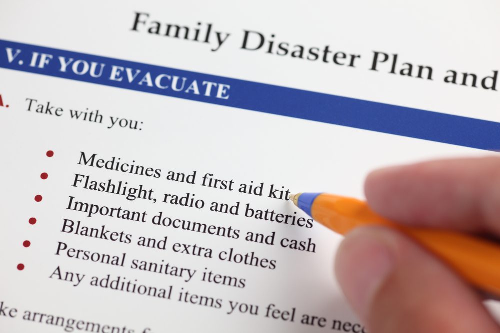 Family disaster planning steps
