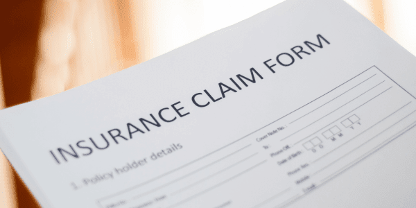 insurance claim form for restoration